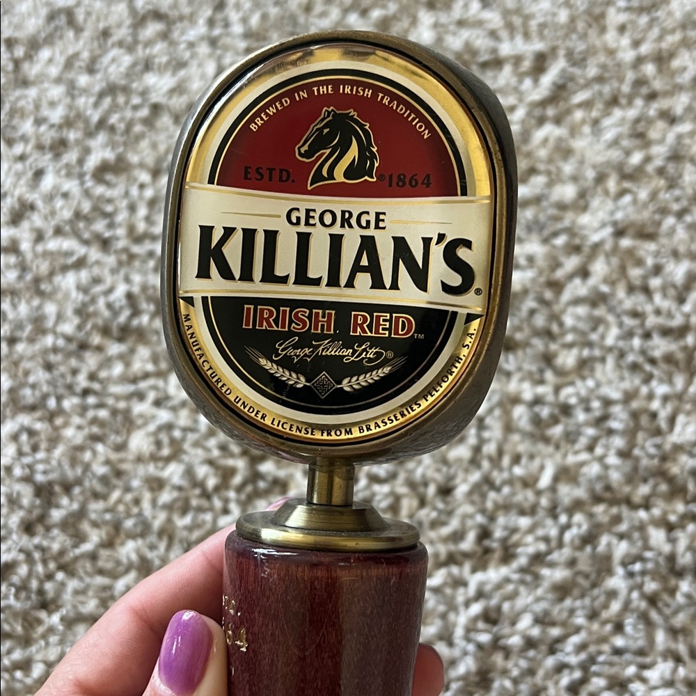 George Killian’s Irish Red Beer Tap Handle 3 sided - Picture 6 of 11